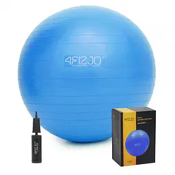 М'яч для фітнесу (фітбол) 4FIZJO 65 см Anti-Burst Blue 4FJ0030 (P-5907222931493)