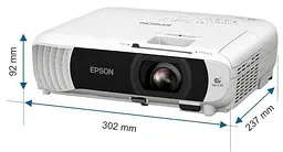 Epson Проєктор EB-W55 WXGA 4000 lm 1.3-1.56 WiFi - мініатюра 2