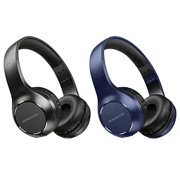 Bluetooth Стерео Гарнітура Borofone BO12 Чорний - мініатюра 3