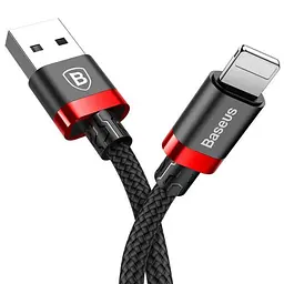 Кабель Baseus Kevlar Cable USB to Lightning 2A 1m CALKLF-B19 Black-Red