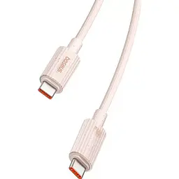 Кабель Baseus Habitat Series Fast Charging Cable Type-C to Type-C 100W 2m P10360202421-01 Pink - мініатюра 3