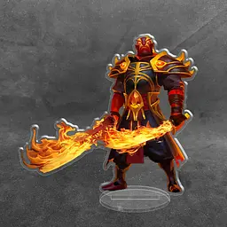 Акрилова колекційна фігурка Dota 2 Ембер Спіріт Ember Spirit 15 см - мініатюра 2