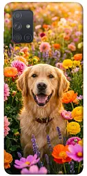 TPU чохол Demsky Flowery labrador для Samsung Galaxy A71