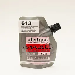 Акрилова фарба Sennelier Abstract, дой-пак, 60 мл, матова, Кадміум червоний світлий (Cadmium Red Light Hue)