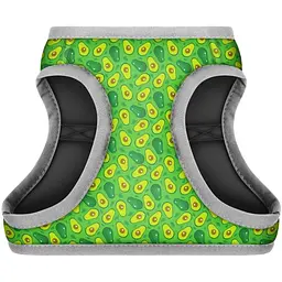 Шлея для собак м'яка Waudog Clothes, з QR паспортом, Авокадо, XS2, 28-31х20-22 см - мініатюра 2