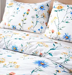Комплект постільної білизни LoveYouHome Полуторна 150×215 Бязь Gold Затишок Мультиколір (7186) - мініатюра 4