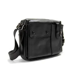 Шкіряна сумка через плече горизонтальна Tiding Bag 1628A - мініатюра 5