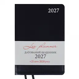 Щоденник діловий Leo Planner 2027 Aldento інтегральний А5 368 сторінок темно-синій (252732) - мініатюра 3