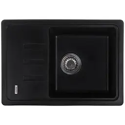 Кухонна мийка Zerix ZS-6243S-14 black металік ZX4578, Чорний матовий