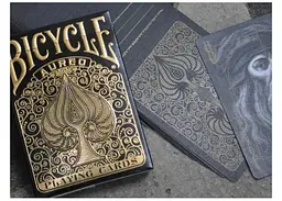 Карти гральні United States Playing Card Company Bicycle Aureo (black) (09409b) - мініатюра 7