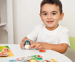 Настільна гра на липучках "Хто що їсть?" Vladi Toys VT1302-27, 4 поля для гри - мініатюра 2