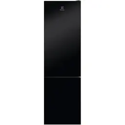 Холодильник Electrolux с нижней морозильной камерой. Холодильная камера 244 л, морозильная камера 94 л, А+, инвертор, внутренний дисплей, черный + стекло.