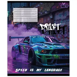 Зошит шкільний Yes Drift А5 18 аркушів клітинка 25 шт. (768882) - мініатюра 3