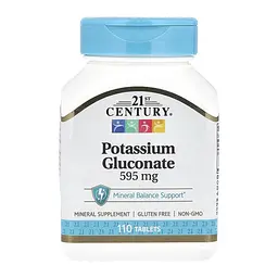 Калій глюконат, Potassium Gluconate 595 mg - 110 tabs