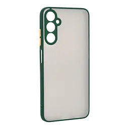 Чехол-накладка для Samsung Galaxy A05s (A057), Frosted Matte, зеленый, противоударный чехол с защитой всего корпуса, термополиуретан TPU + поликарбонат PC, ArmorStandart (ARM72574)
