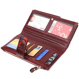 Жіночий шкіряний гаманець Canpellini 10х18,7х2 см acs0025155 - мініатюра 5