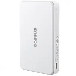 Павербанк Baseus Airpow II Qi2 White 10 000 mAh / 22.5 Вт (P10080000213-00) - мініатюра 4