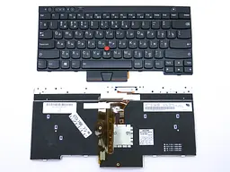 Клавіатура для Lenovo ThinkPad T430, T430i, T430s, T530, T530i, X230, X230i, X230s, W530, L530 (RU BLACK з підсвічуванням). Оригінал.