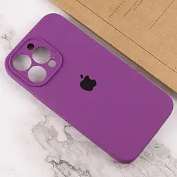 Чохол Silicone Case Full Camera Protective AA для Apple iPhone 14 Pro 6.1" Фіолетовий / Grape - мініатюра 4