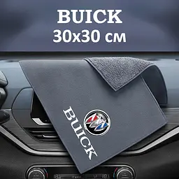 Флісовий рушник для авто з логотипом Buick 30х30 см