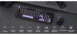 Клавіатура MCHOSE G98 Pro RGB Mechanical Flame Orange Switch Wireless (MC-G98S-5) Black (G-000003843) - мініатюра 3