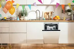 Посудомийна машина Gorenje вбудовувана, 11 комплектів A++, 45 см, AquaStop, білий - мініатюра 5