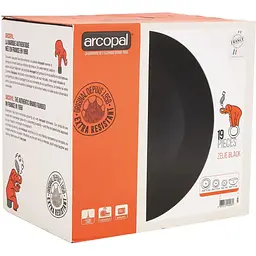 Столовий сервіз Arcopal Zelie Black, 19 шт., чорний (Q8506) - мініатюра 5