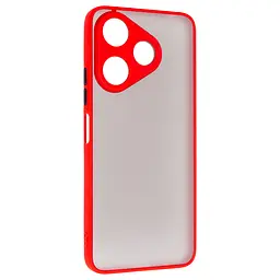 Чехол-панель-накладка для Xiaomi Redmi 13 4G Poco M6 4G, Frosted Matte, красный, противоударный чехол с защитой всего корпуса, термополиуретан TPU + поликарбонат PC, ArmorStandart (ARM78271)