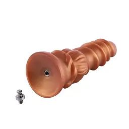 Фалоімітатор Hismith Spiral Grain Silicone Dildo Monster Series спіральний рельєф для секс-машин - мініатюра 7