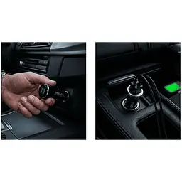 Автомобільний зарядний пристрій Voin 2USB 12/24V - 5V 2.4A (C-2411BK) - мініатюра 4