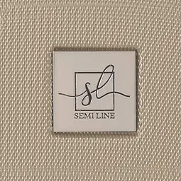 Валіза Semi Line 24" (M) Champagne/Black (T5674-3) (DAS302683) - мініатюра 8