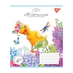 Зошит Yes Sunny spring 12 аркушів лінія (766952), в асортименті - мініатюра 5