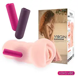 Мастурбатор вузенька вагіна незайманої Kokos Virgin Vibe - мініатюра 3