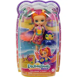 Лялька Enchantimals Sunshine beach Тукан Тріппі (HRX83) - мініатюра 4