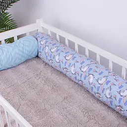 Захисні валики-бортики MirSon Kids Time 18-0006 Rainbow Unicorn, сині, 2 шт. - мініатюра 5