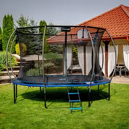 Батут із внутрішньою сіткою THUNDER Inside Ultra 8FT 255 см Black/Blue - мініатюра 4