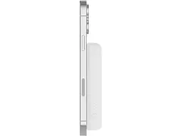 Зовнішній акумулятор (павербанк) Belkin 5000mAh 15W MagSafe Qi2 White (BPD004BTWT) - мініатюра 6