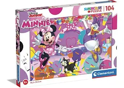 Пазл Clementoni SuperСolor: Мінні з подружкою, Disney (SuperСolor - Disney Minnie Puzzle - 104 pcs.), 104 ел. (25735)