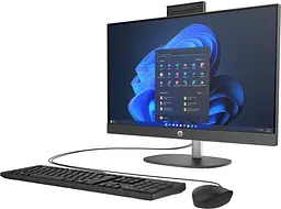 Моноблок HP 23.8 ProOne 240 G10 FHD IPS/Intel i7-1355U/16GB/512SSD/UMA/DOS/Iron Gray (938B1EA) - мініатюра 2