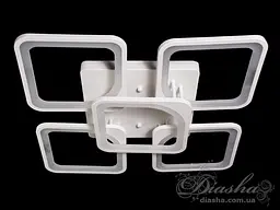 Світлодіодна люстра Diasha 8060/4+1WH - мініатюра 3