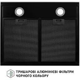 Витяжка пласка Perfelli RINCI 6CWB Nero - мініатюра 6