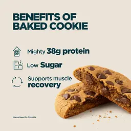 Протеїнове Печиво Baked Cookie- 12x75г Шоколадні крихти - мініатюра 2