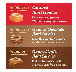 Цукерки Werther's Original Hard Sugar Free Assorted Flavors 218г - мініатюра 2
