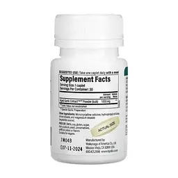 Вітамінно-мінеральний комплекс Kyolic Екстракт часнику, 1000 мг, Aged Garlic Extract, Cardiovascular, 30 веганськ (WAK25063) - мініатюра 2