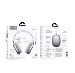 Навушники Bluetooth Hoco W65 Plus Happy ANC BT headphones Silver - мініатюра 2