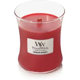 Свічка Woodwick Crimson Berries Medium Різдвяні ягоди 275 г (92080E) - мініатюра 2