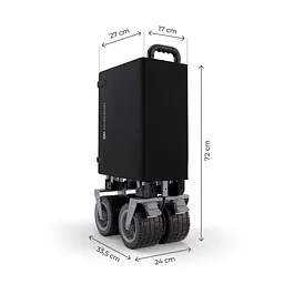 Складний туристичний візок Kinderkraft Rollster Mystic Black (KSROLL00BLK0000) - мініатюра 7