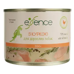 Вологий корм Essence для дорослих собак з куркою 200 г (20321) - мініатюра 2