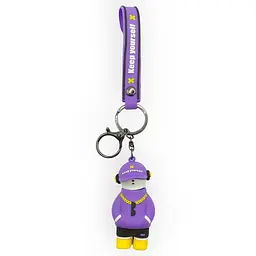 Брелок "Ведмедик" Bibi Toys 762039BT Фіолетовий