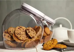 Контейнер для печива Oxo Good Grips POP із кришкою, 1,9 л, прозорий з білим (1128680) - мініатюра 5